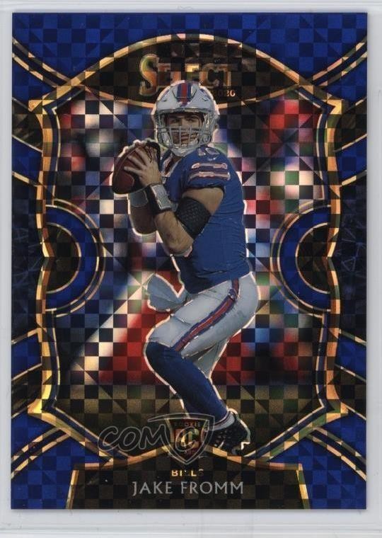 2020 Panini Select Concourse Blue Prizm 139/175 Jake Fromm #49 p8v