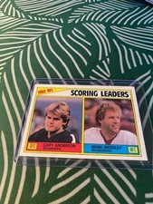 1984 Topps League Leaders Gary Anderson, Mark Moseley #205 - FREE SHIPPING