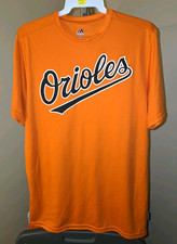 Baltimore Orioles MLB Majestic Classic Orange Orioles Medium T-Shirt