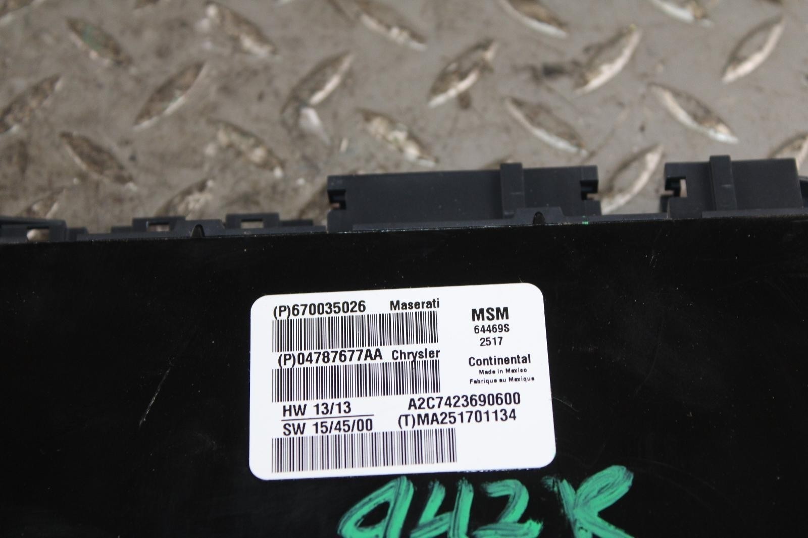 14-19 Ghibli Electronic Front Driver Side Left LH Seat Control Module Unit OEM