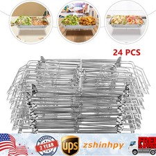 24 Pack Chafing Wire Rack Buffet Stand Full Size Chafing Food Warmer Dish Stand