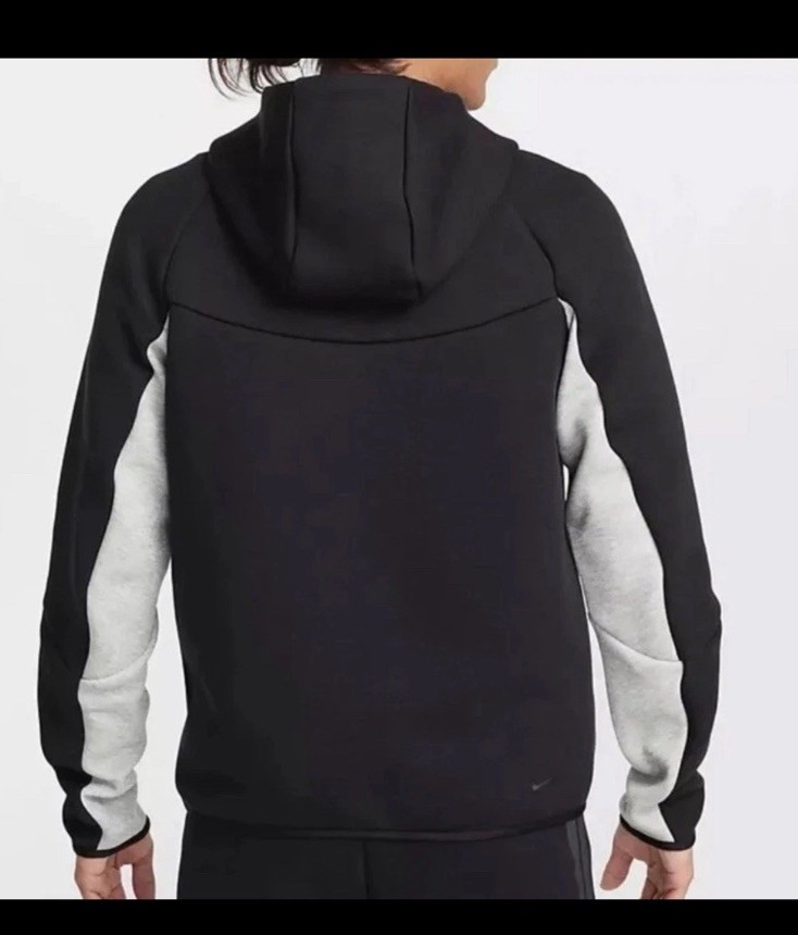 Nike Tech Fleece Windrunner Black Grey HV0949-011 Mens Size
