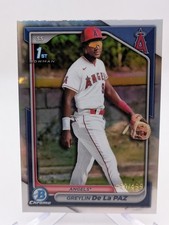 💥 Greylin De La Paz 2024 Bowman Chrome #BCP-181 Prospects Refractors #/499