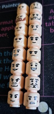 NEU! 14 BRICK Heads  Minifiguren Köpfe passend für LEGO    Einzelteile