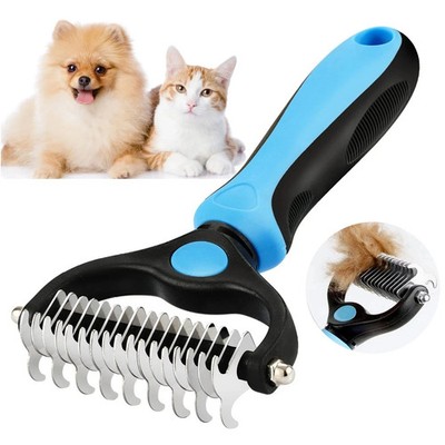 Pet Pro Grooming Tool,Dual-Side d Pet Comb for Dogs & Cats,Professional Tool