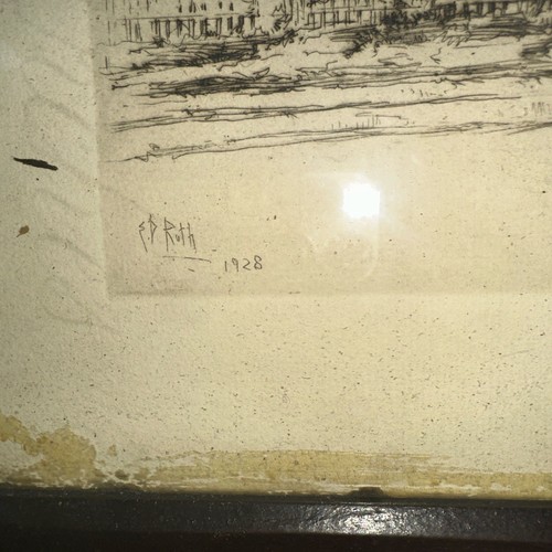 Ed Roth 1928 SIGNED Etching of Hugh Mercer's Apothecary Shop ...