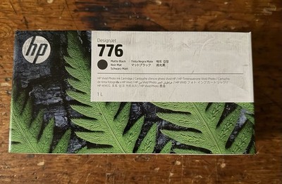 GENUINE HP 776 1L Matte Black Ink Cartridge 1XB12A DesignJet Z9+ Pro 2022-2023