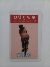 Queen Backstage Pass Laminated Original The Magic Tour 1986 Crew New Unused