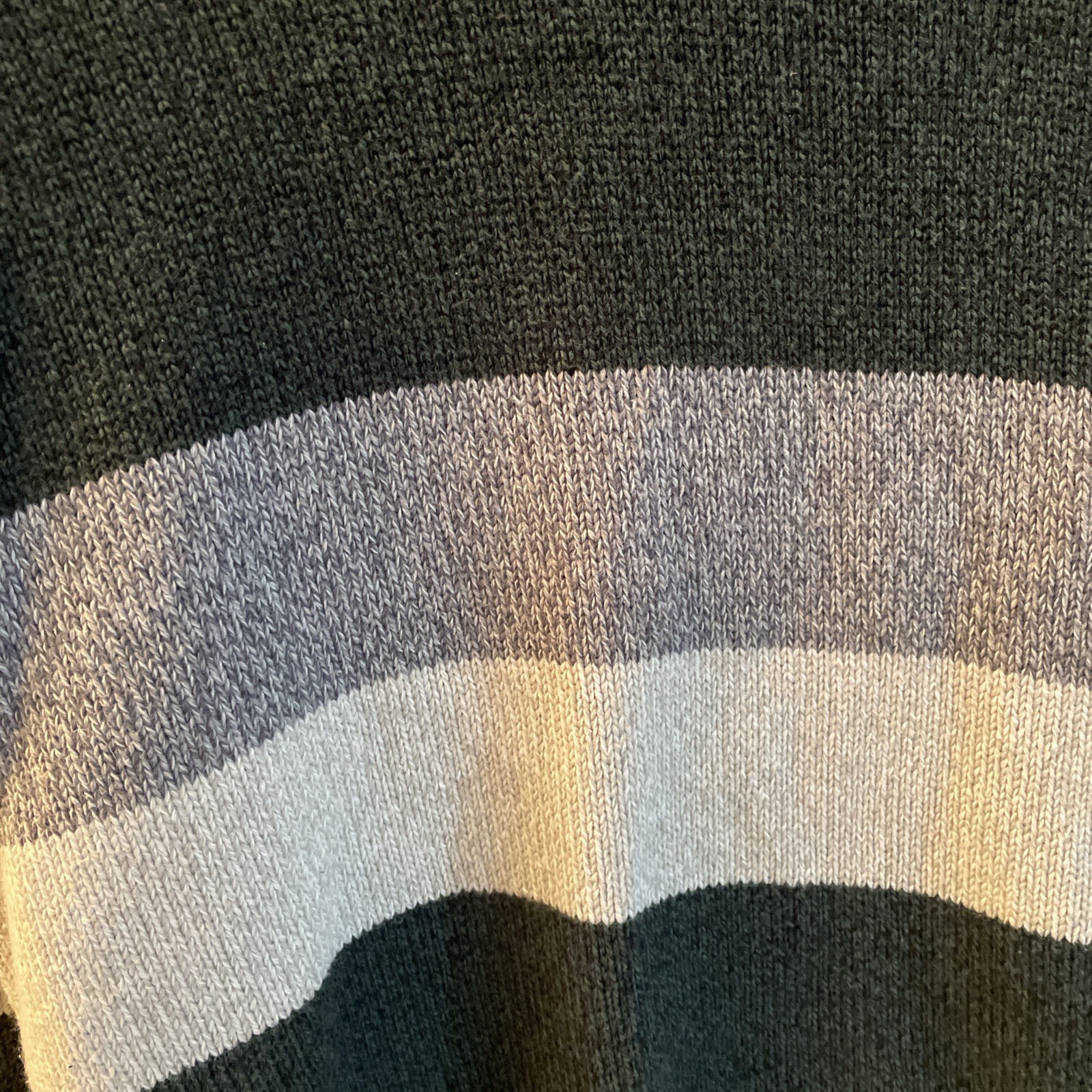 Men’s CHAPS Pullover 3Button Placket Striped Knit… - image 4