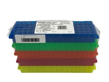 (5/Pk) SP BEL-ART 80-Place Microcentrifuge Tube Racks Assorted Color F18845-0002