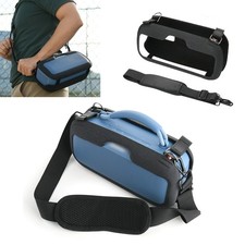 For Bose SoundLink Max Speaker EVA Skeleton Portable Case w/Shoulder Strap Black