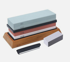 Knife Sharpening Stone Whetstone Set Professi...
