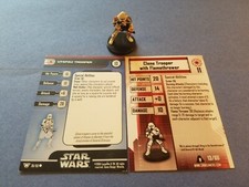 Star Wars Miniatures Virtual Regular Card Clone Trooper With Flamethrower