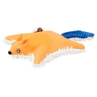 Duvo+ Hundespielzeug EichhöRnchen 31Cm PlüSch/Latex Orange/Blau Quietscher