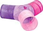 New ListingXyhlc- 3-Way Tunnel with Hanging Balls Cat Toy, Pink