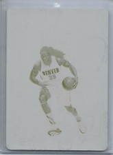 2015-16 National Treasures KENNETH FARIED 1/1 plate Denver Nuggets yellow Signat