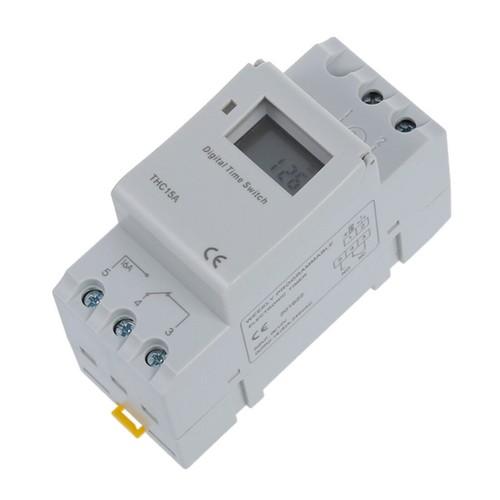 DIGITAL TIMER 24/7 DIN LCD 12V 24V 240V 15A 20A 30A 16A AMP FREE POST - Picture 6 of 35
