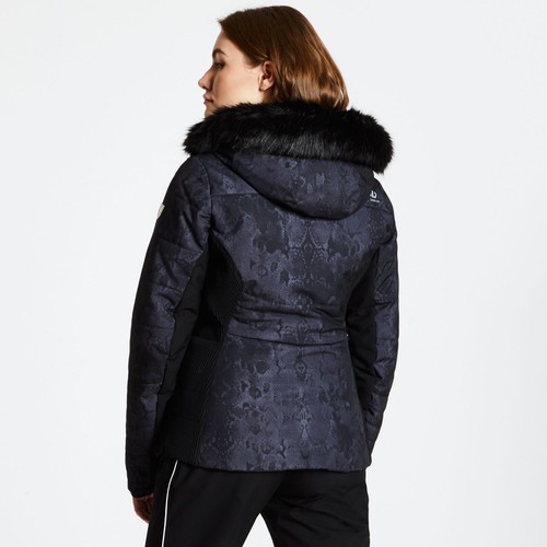 Luxuriöse Damen Skijacke mit Kunstfellbesatz Dare 2b Iceglaze DWP442 #HE02 - Bild 3 von 12