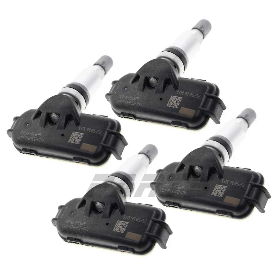 Sensores de presión de neumáticos TPMS 4 PIEZAS 315 MHz para monitoreo Hyundai Elantra Kia Rio Foto 3 de 4