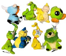 Neopets 2004 McDonalds Lot of 8 Mini Plush Stuffed Animals 4"