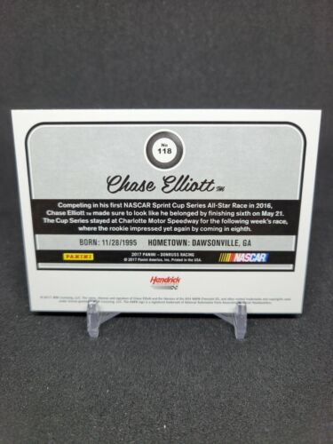 Chase Elliott 2017 Panini Donruss Racing Duals No. 118 - Picture 2 of 2