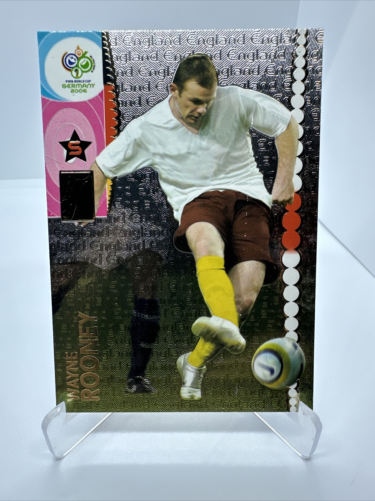 2006 Panini World Cup Foil Wayne Rooney #98