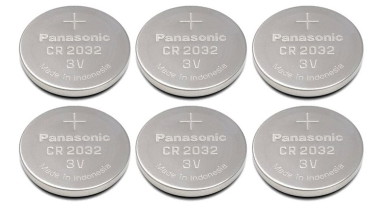 6 Pcs Fresh Panasonic Lithium ECR2032 CR2032 CR 2032 3V Battery eBay