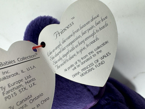 Ty Beanie Babies Princess Bear Toy - Picture 5 of 8