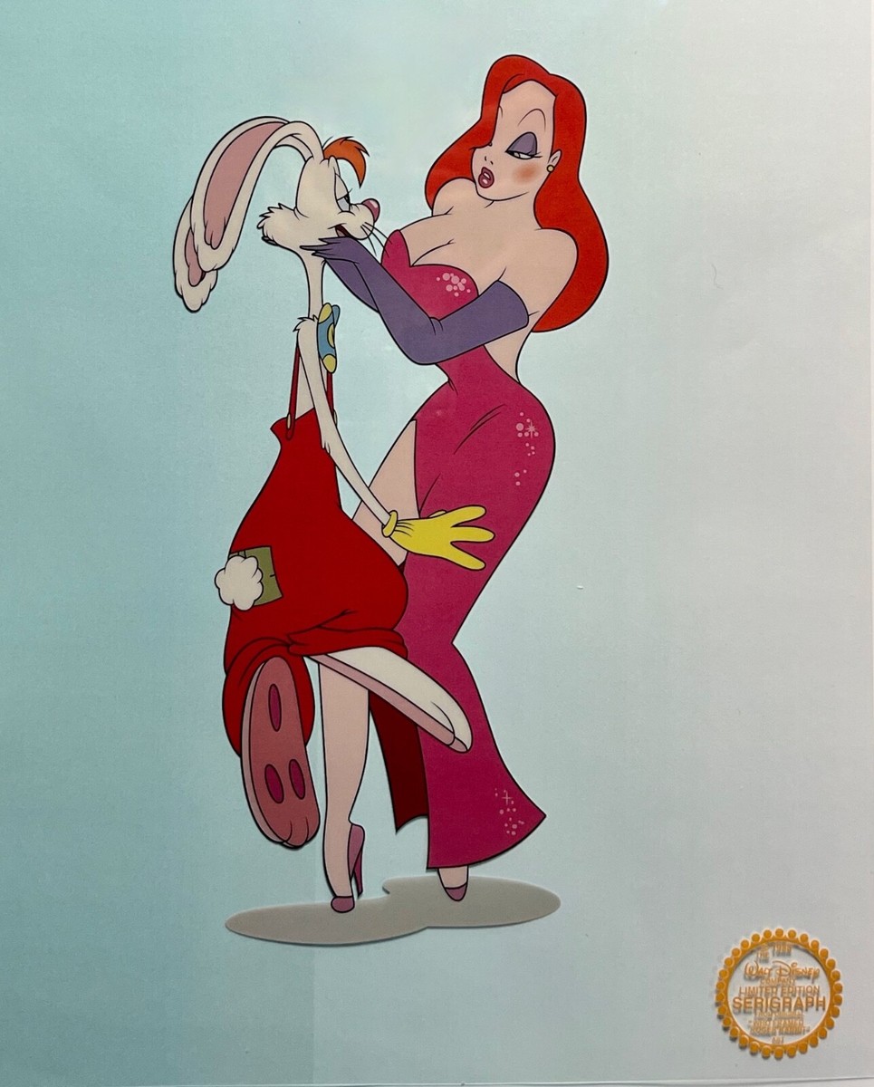 DISNEY JESSICA & ROGER RABBIT Sericel Animation Art