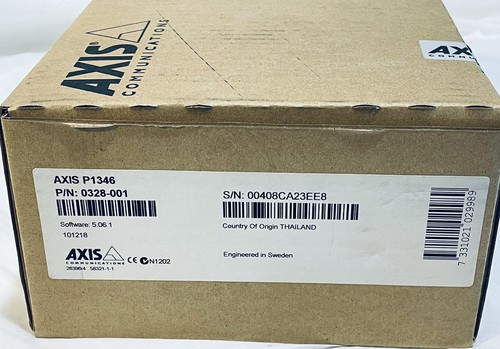 Axis P1346 Network Surveillance Security Camera 0328-001 - Picture 3 of 3