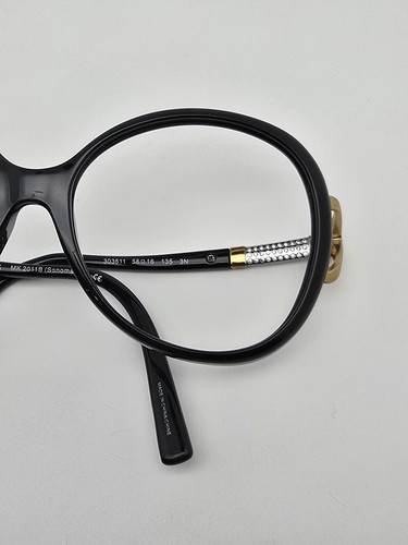 Michael Kors MK2011B Sonoma 303611 Black Rhinestone Sunglasses Frame 58-16-135 - 第 14/16 張圖片