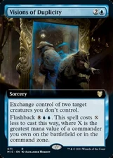 Visions of Duplicity (Extended) [Innistrad: Midnight Hunt Commander] Magic MTG