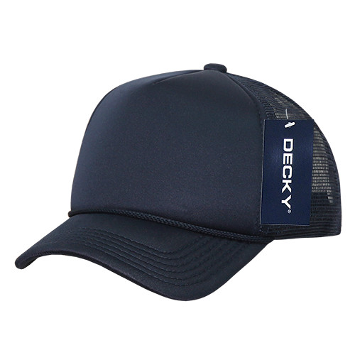 Decky Youth 5 Panel Mid Profile Structured Foam Trucker - 7010
