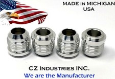 AN12, 12 AN QTY:4 MALE BILLET 6061T6 ALUMINUM WELD ON / WELD IN FITTING BUNG