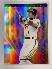 1995 Leaf Limited Chipper Jones Prism Foil Baseball Card #78 Braves