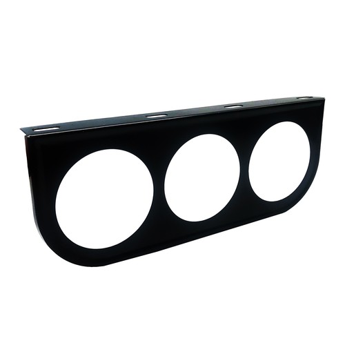 2-1/16" Triple Gauge Mounting Bracket Pod Holder 52mm Gauges Dashboard 3 Hole - Picture 7 of 10