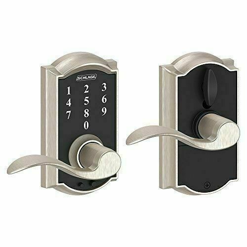 Schlage FE595 CAM 619 ACC Electronic Keypad Lever Satin Nickel for sale online