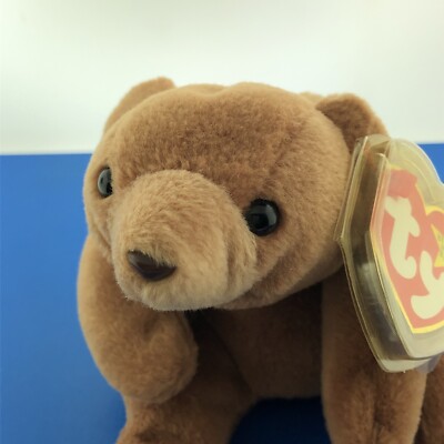 1993 TY Beanie Baby Cubbie The Bear DOB 11-14-93 Mint Multiple
