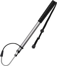 Telescopic Fishing Gaff,Aluminum/Fiberglass Pole with Nonslip Rubber Handle,S...