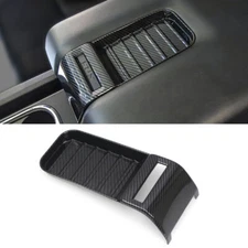Carbon Fiber Accessories Armrest Storage Box Cover Trim For Toyota Tundra 14-21