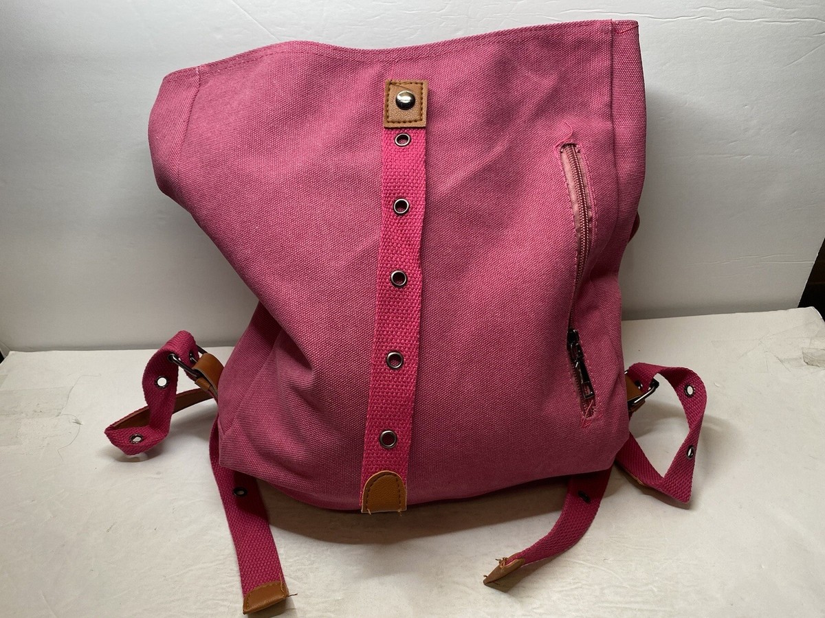 ★EMS★ CANVAS SHOULDER BAGLIGHT PINK CANVAS SHOULDER BAG-LIGHT PINK - EMIS