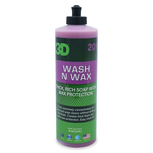 3D Wash N Wax Car Wash Soap - pH Balanced, Easy Rinse with Wax Protection - Afbeelding 5 van 7