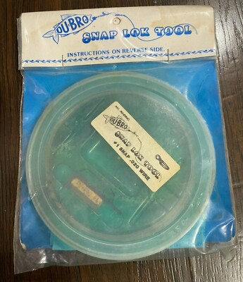 Vintage Du-Bro Fishing Snap Lok Tool  #1 Snap .020 Wire Dubro Lock Brand New