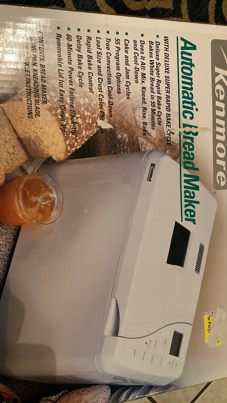 Kenmore Automatic Bread Maker 2 lb. Loaf Model 48487 Brand