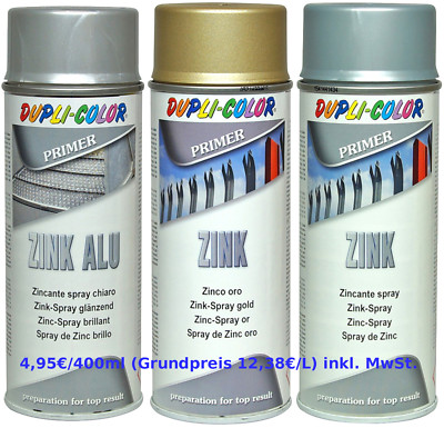 Lackspray Effekt Spray Effect Spraydose Schutzlack Zinkspray Color Gold Garu