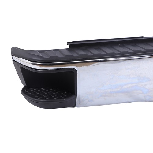 Rear Bumper Chrome Steel Fit For 2014-2018 Silverado 1500 W/o Park Assist Sensor - Picture 11 of 15