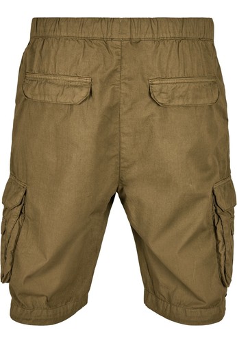 Urban Classics Men Cargo Shorts Double Pocket Olive Oversize - Picture 7 of 7