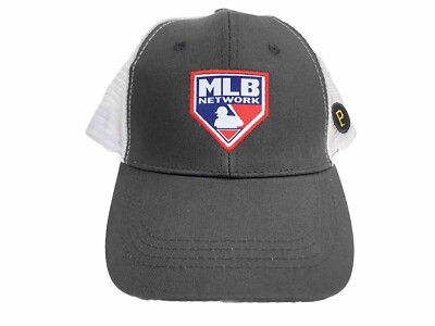 MLB Network Pittsburgh Pirates Baseball Cap Hat Brown Mesh Snapback Adjustable