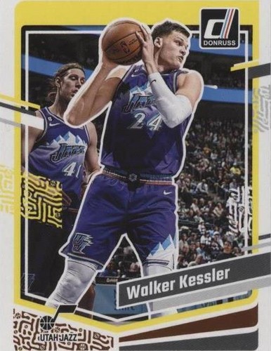 WALKER KESSLER Card • Hyper Pink #25 • 2023-24 Donruss Optic