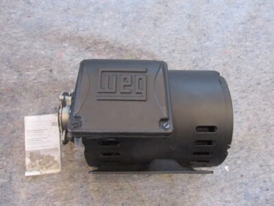 WEG NEMA PREMIUM MOTOR 3HP #001180T3E143T-S...Housing is Broke...See Photos